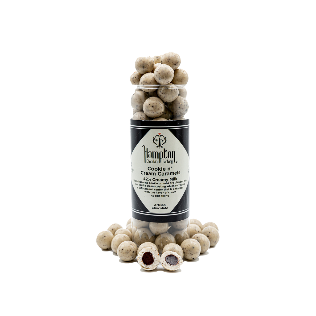 Cookies n' Cream Caramels – Hampton Chocolate Factory