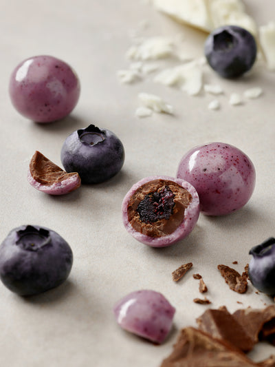 Pure Dark Chocolate Blueberries 5"