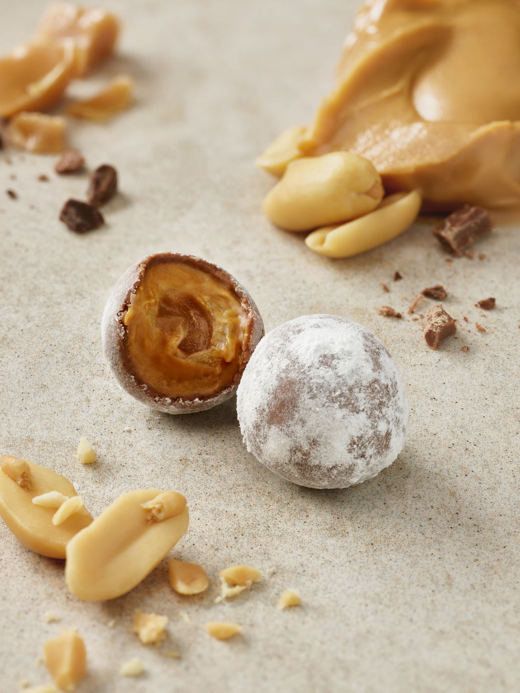 Chocolate Peanut Butter Caramels 5"