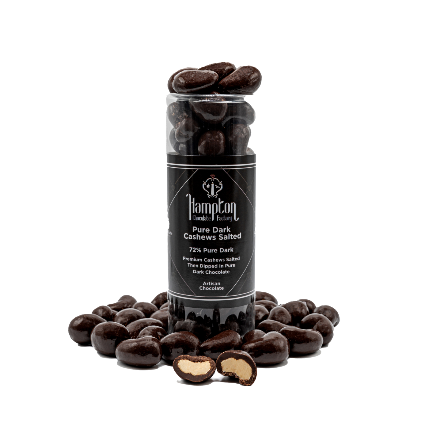 Pure Dark Cashews Salted 5"