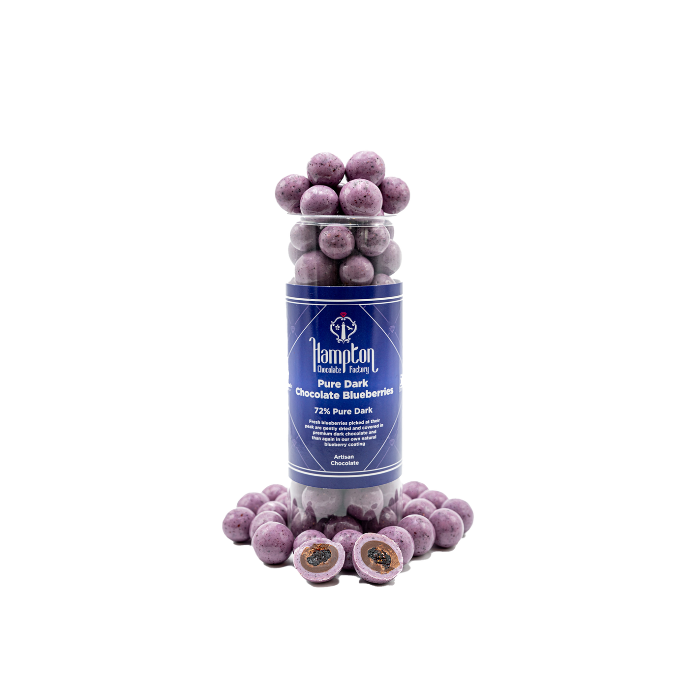 Pure Dark Chocolate Blueberries 5"