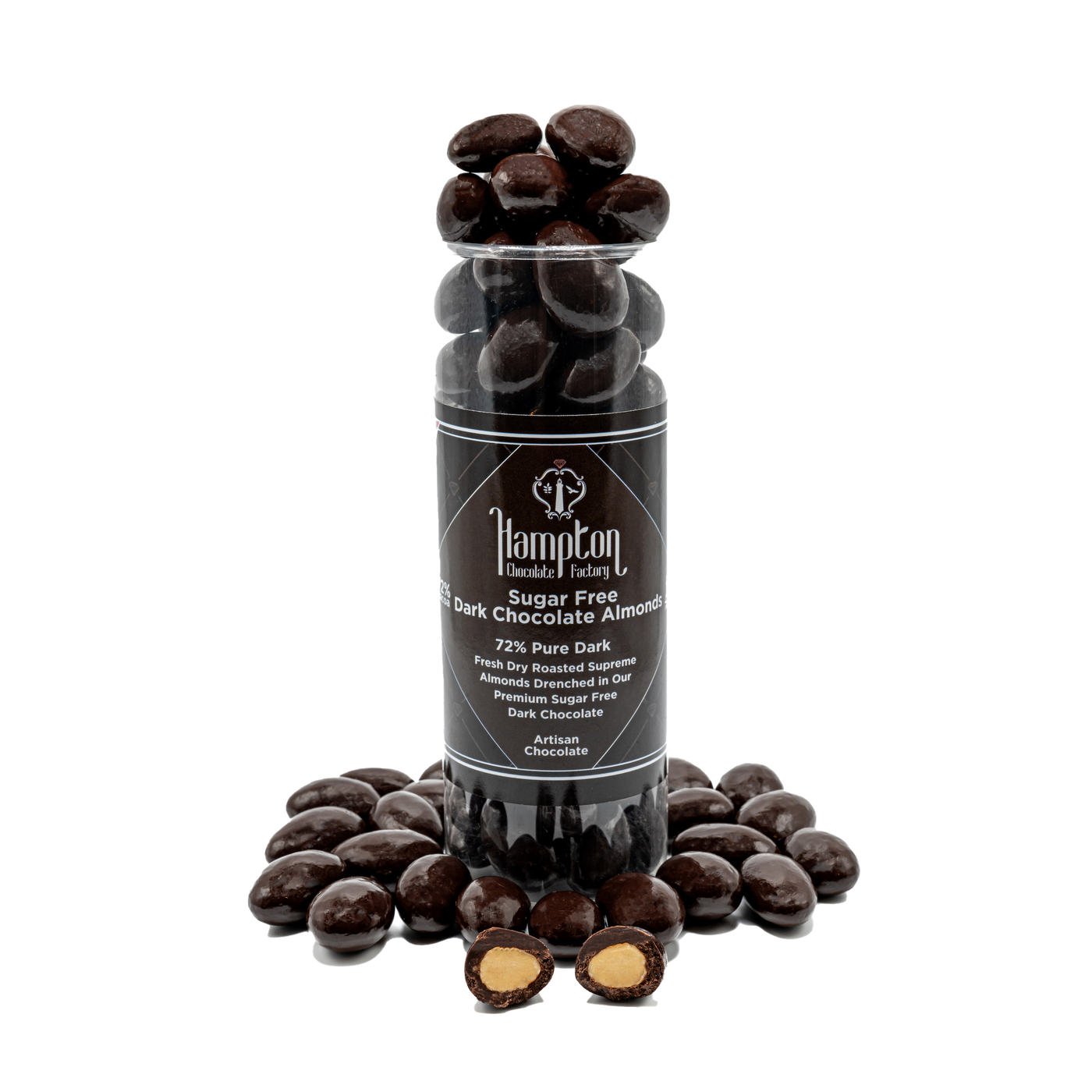 Dark Chocolate Sugar Free Almond 5"